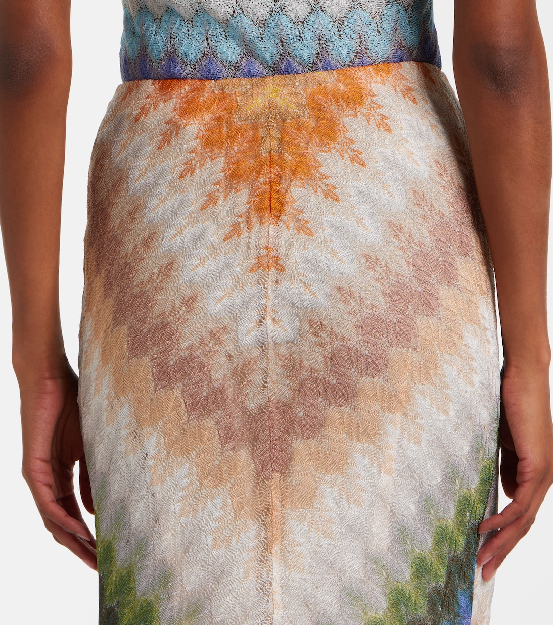 تنورة ماكسي محبوكة | Missoni
