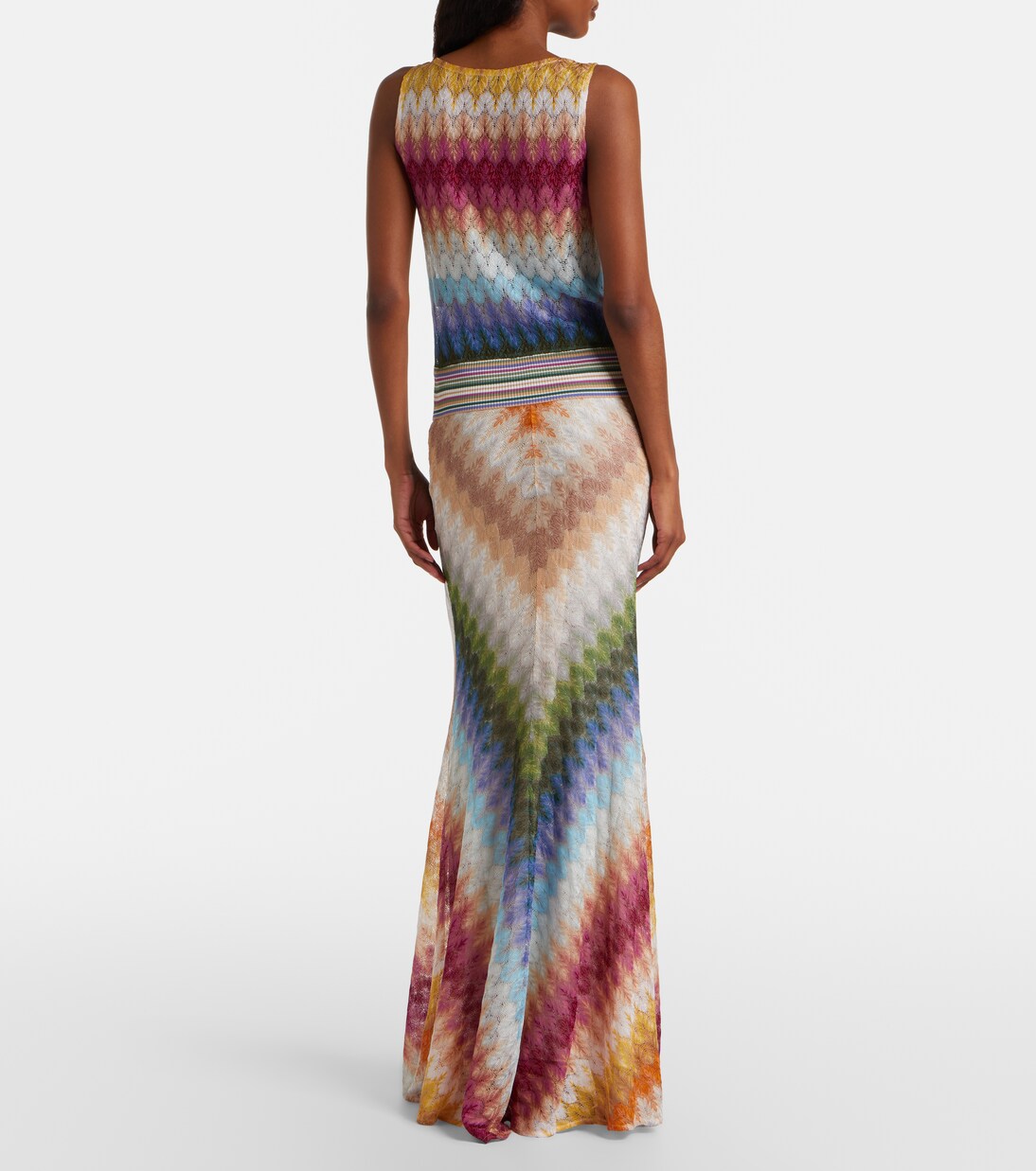 تنورة ماكسي محبوكة | Missoni