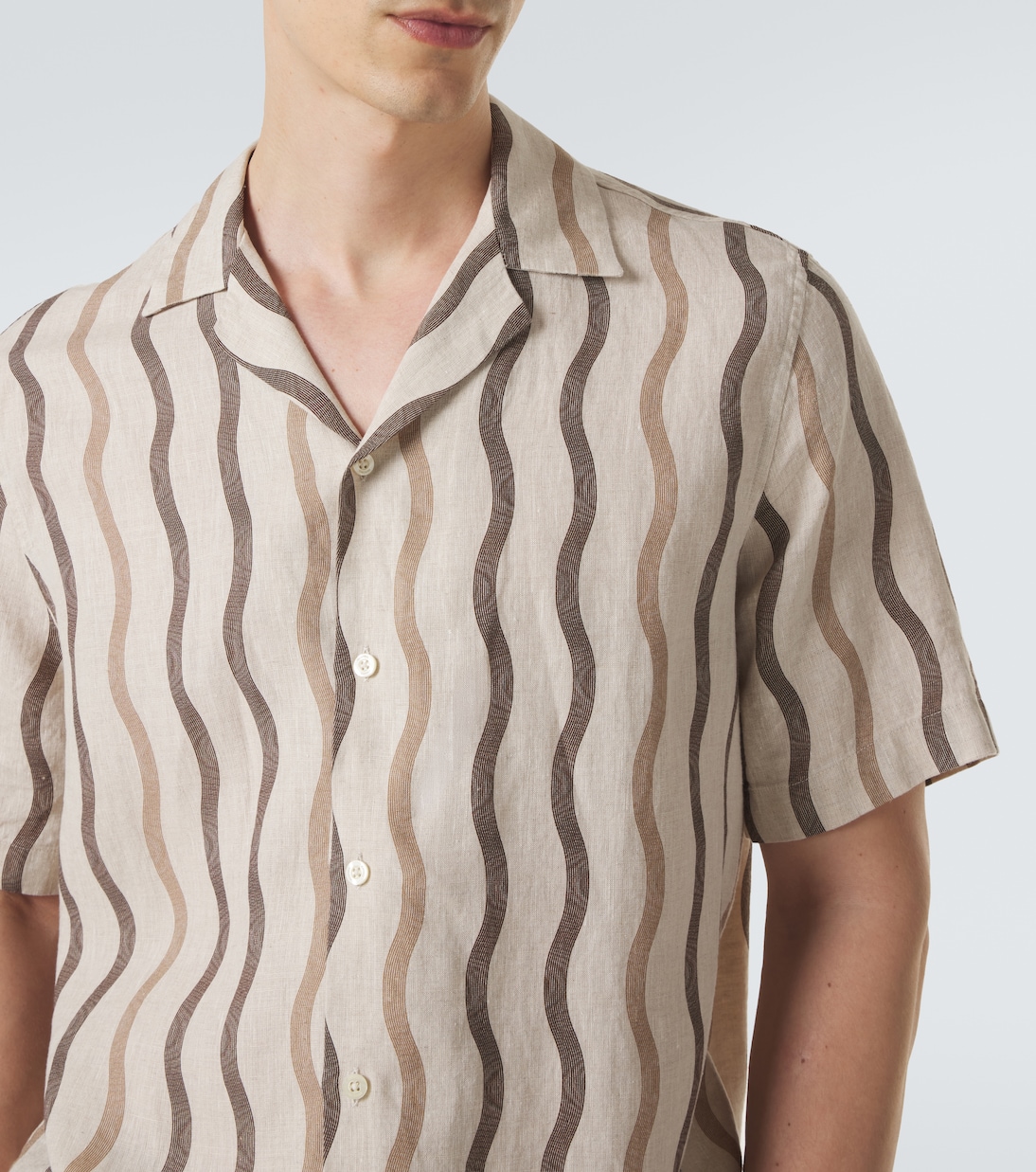 Camisa bowling Roberto de lino estampada | Frescobol Carioca