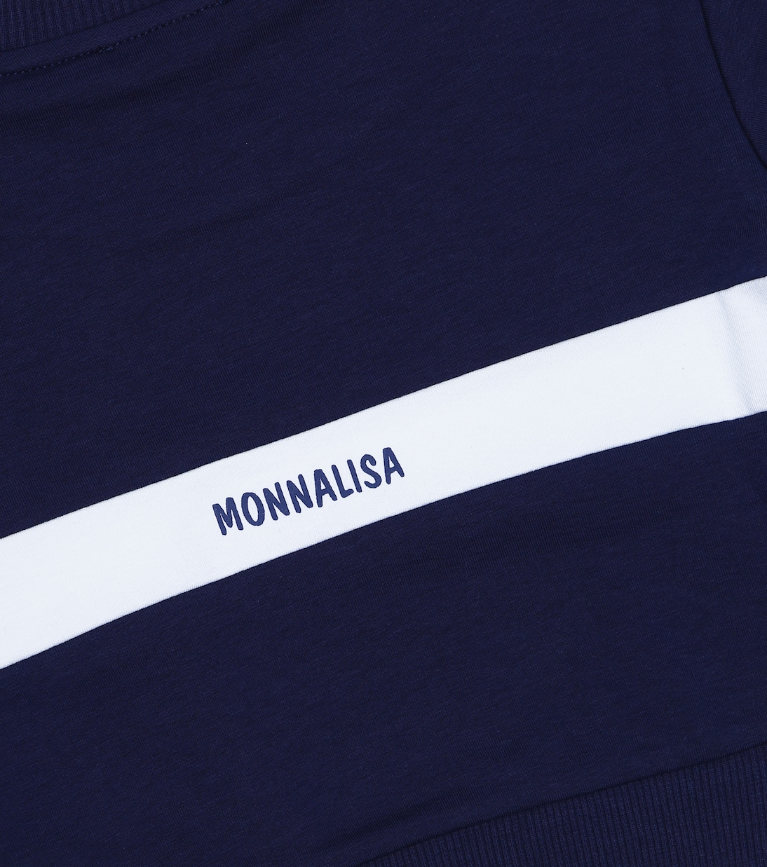 Sweat-shirt en coton mélangé à ornements | Monnalisa