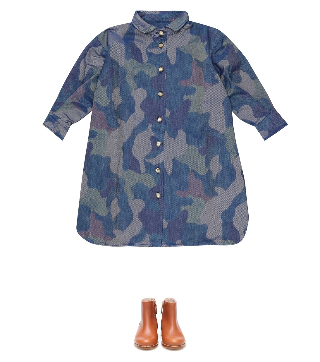 Moon cotton-blend shirt dress | Morley