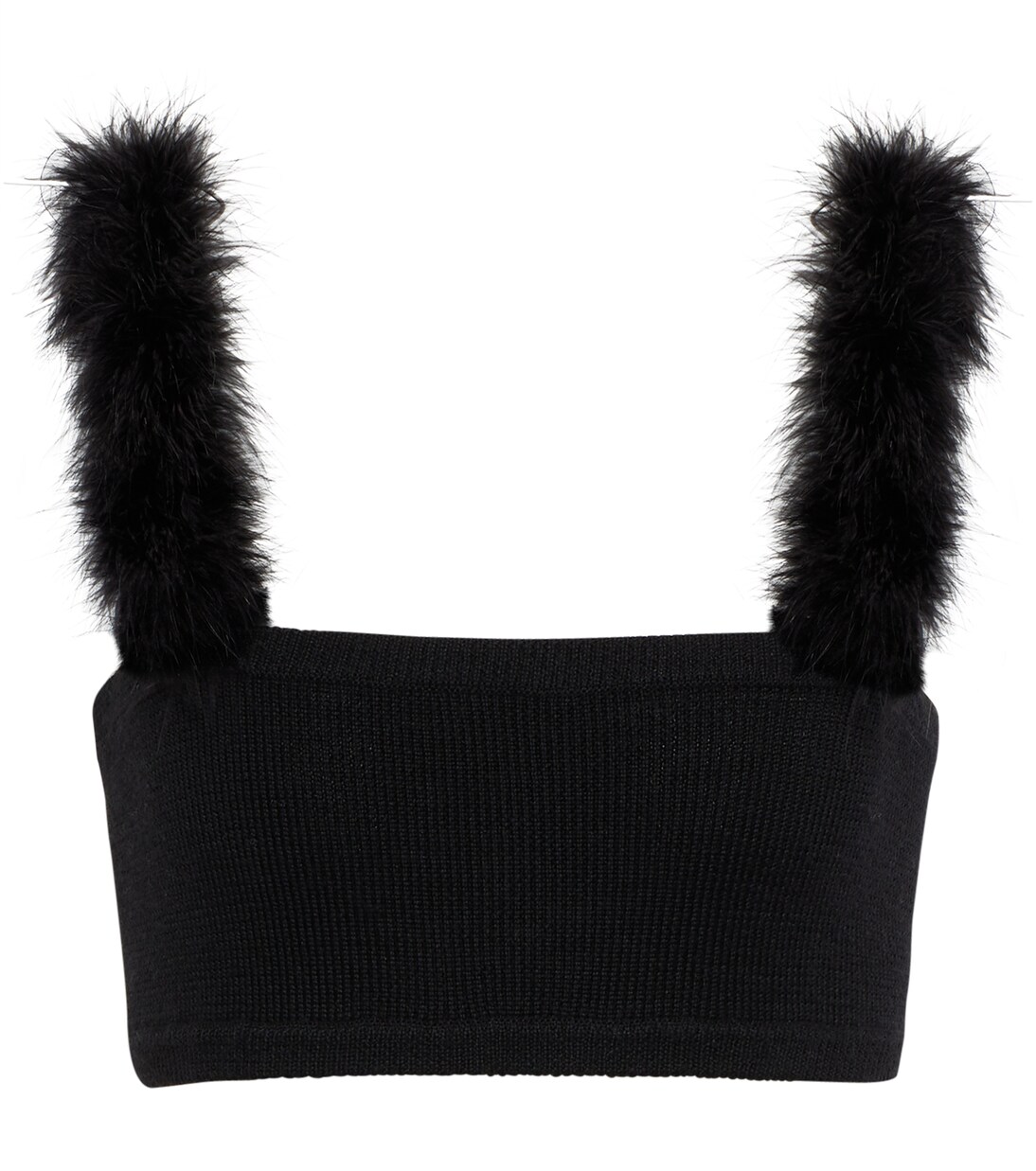 Verziertes Cropped-Top aus Strick | Magda Butrym