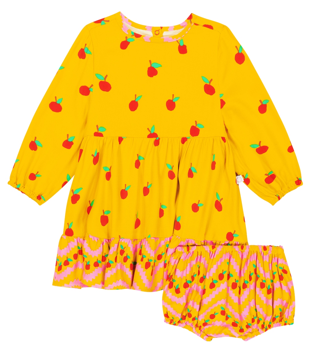 Baby printed twill dress and bloomers set | Stella McCartney Kids