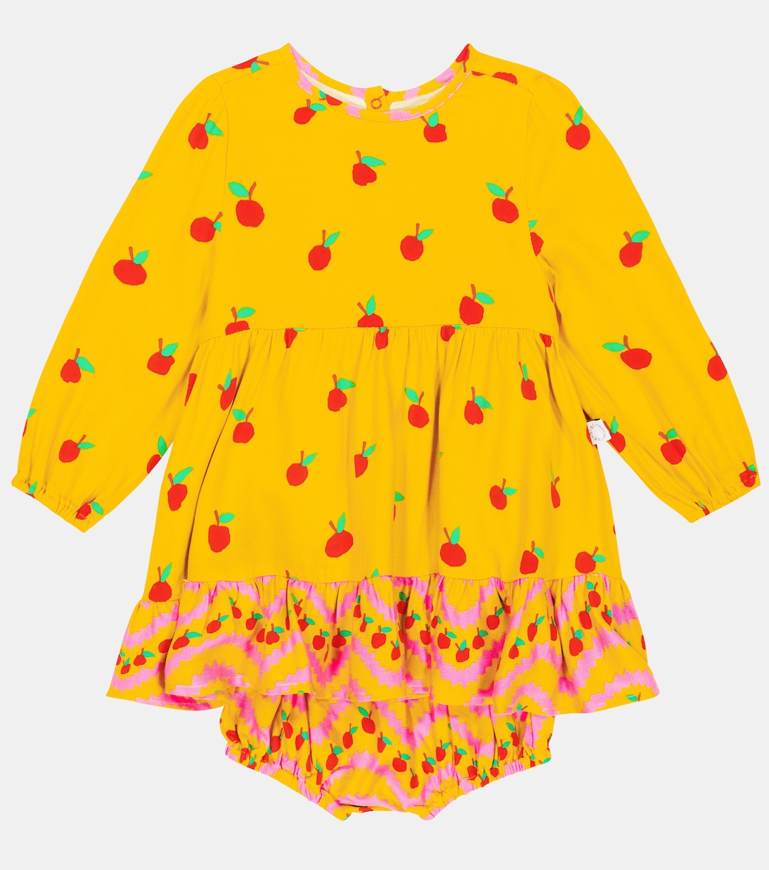 Baby printed twill dress and bloomers set | Stella McCartney Kids