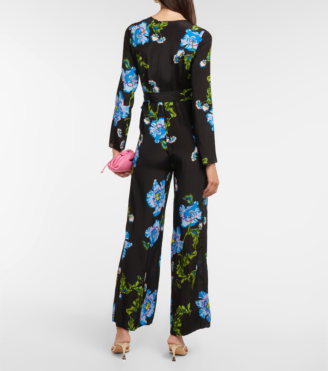 Gulio printed crêpe de chine jumpsuit | Diane von Furstenberg
