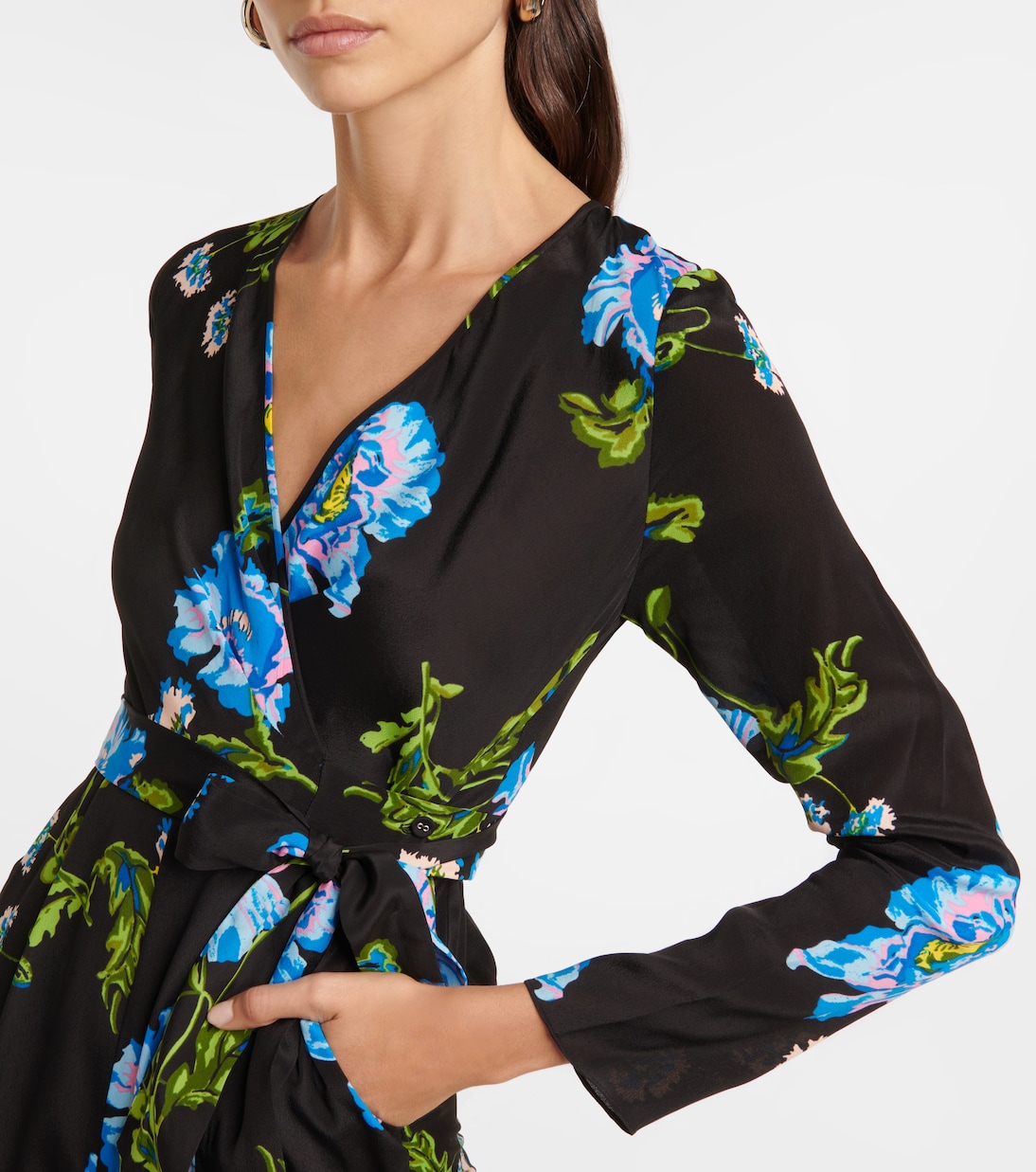 Gulio printed crêpe de chine jumpsuit | Diane von Furstenberg