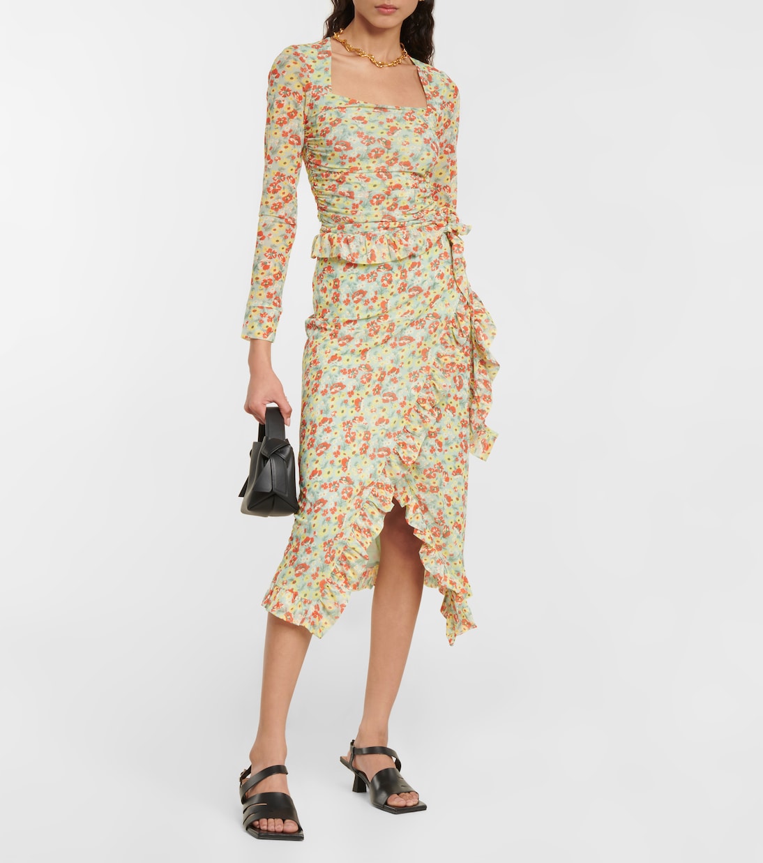 Bedruckter Midirock | Ganni