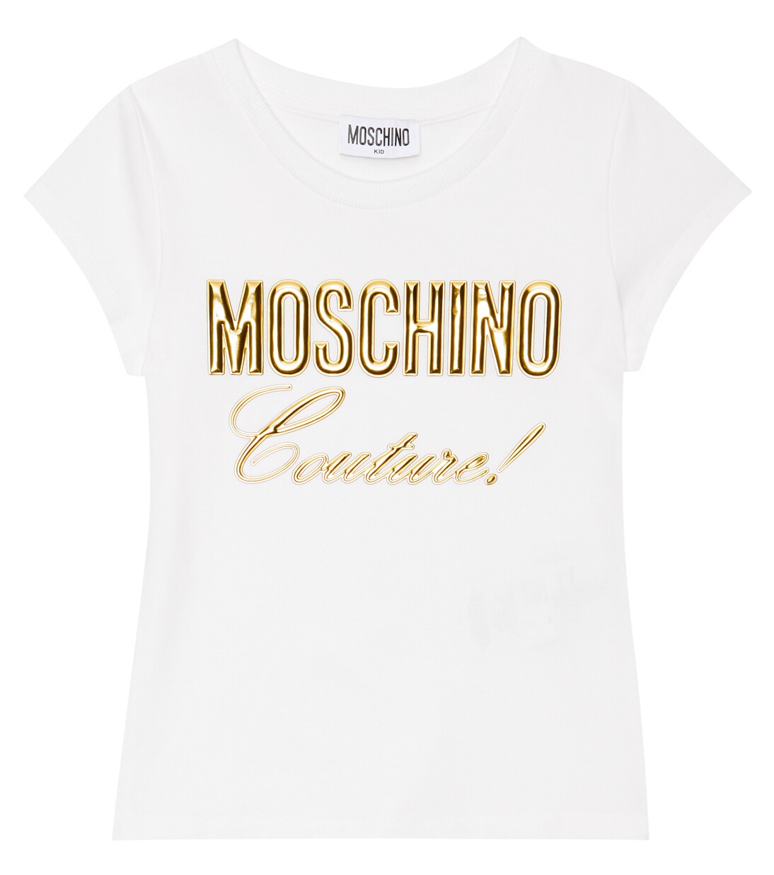 Logo cotton-blend T-shirt | Moschino Kids