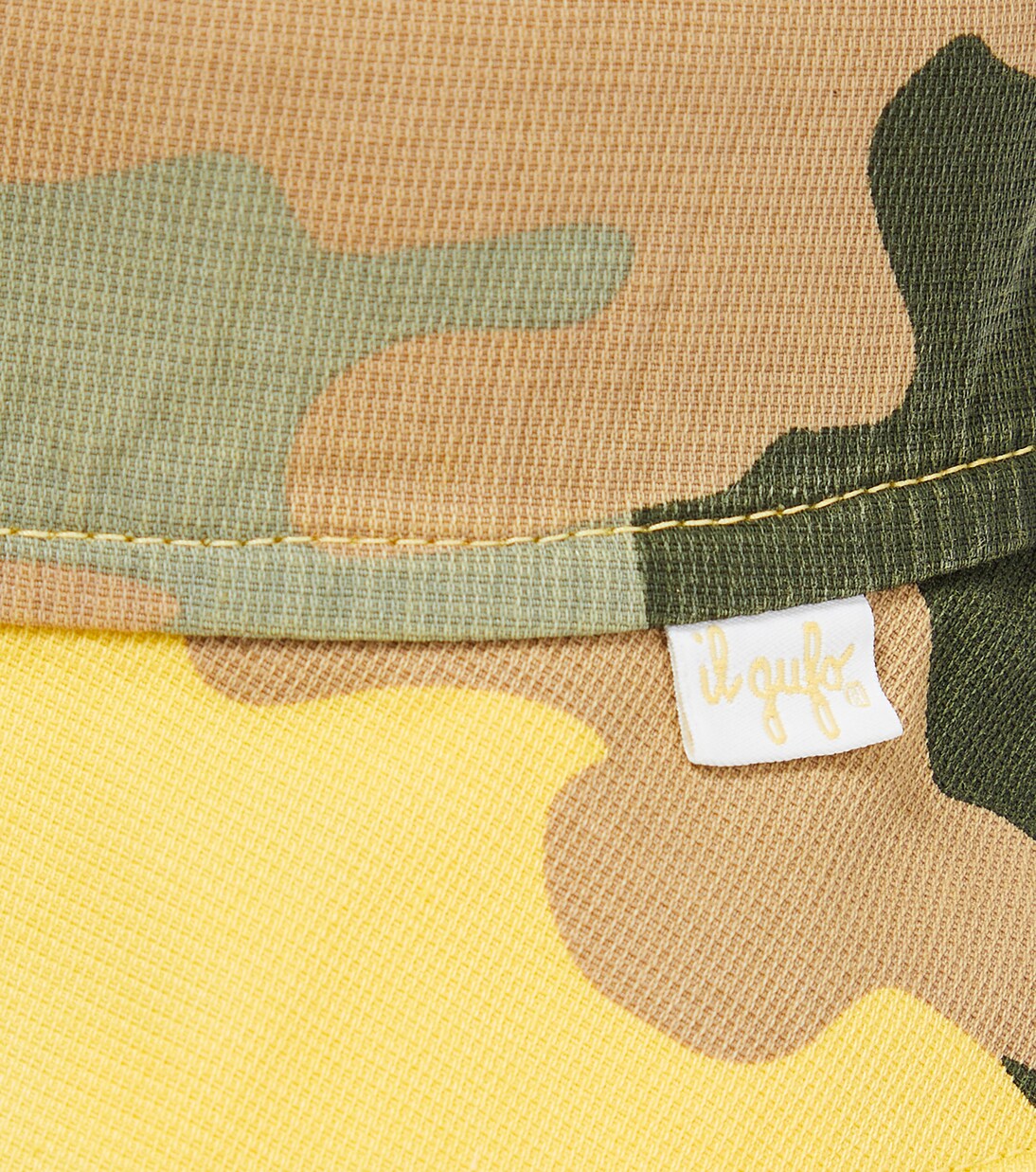 Camouflage bucket hat | Il Gufo