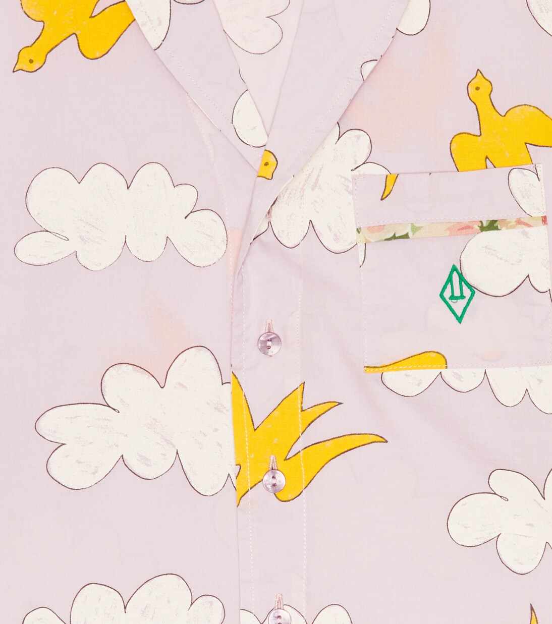 Wolf printed cotton shirt | The Animals Observatory