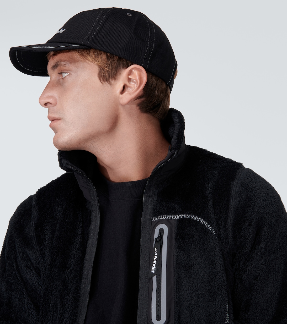 Logo cotton twill cap | And Wander