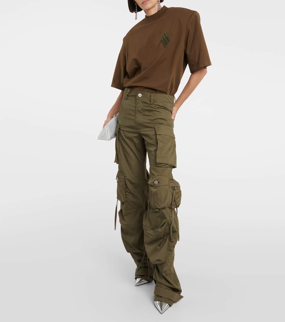 Pantalon cargo Fern en coton | The Attico