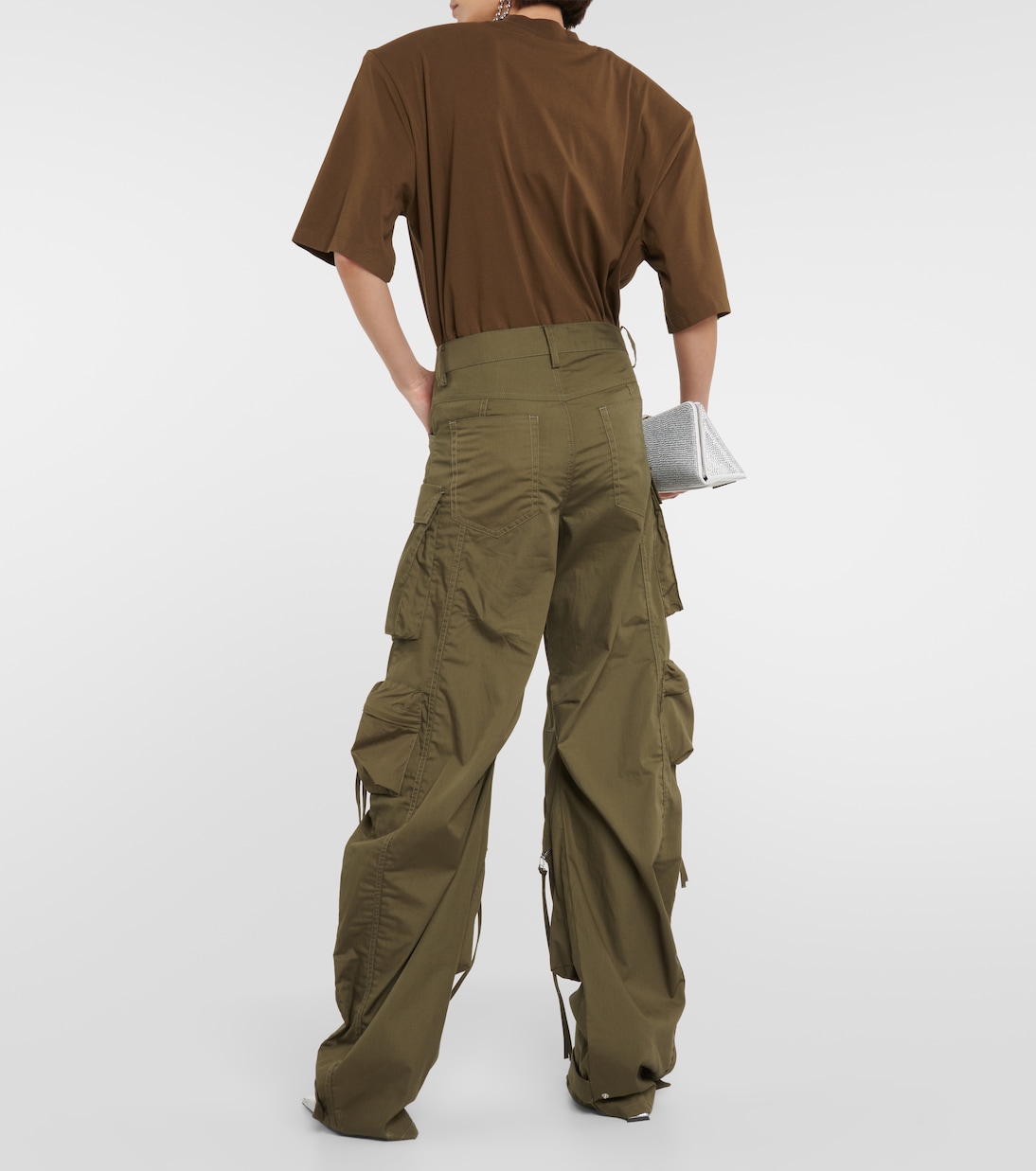 Pantalon cargo Fern en coton | The Attico