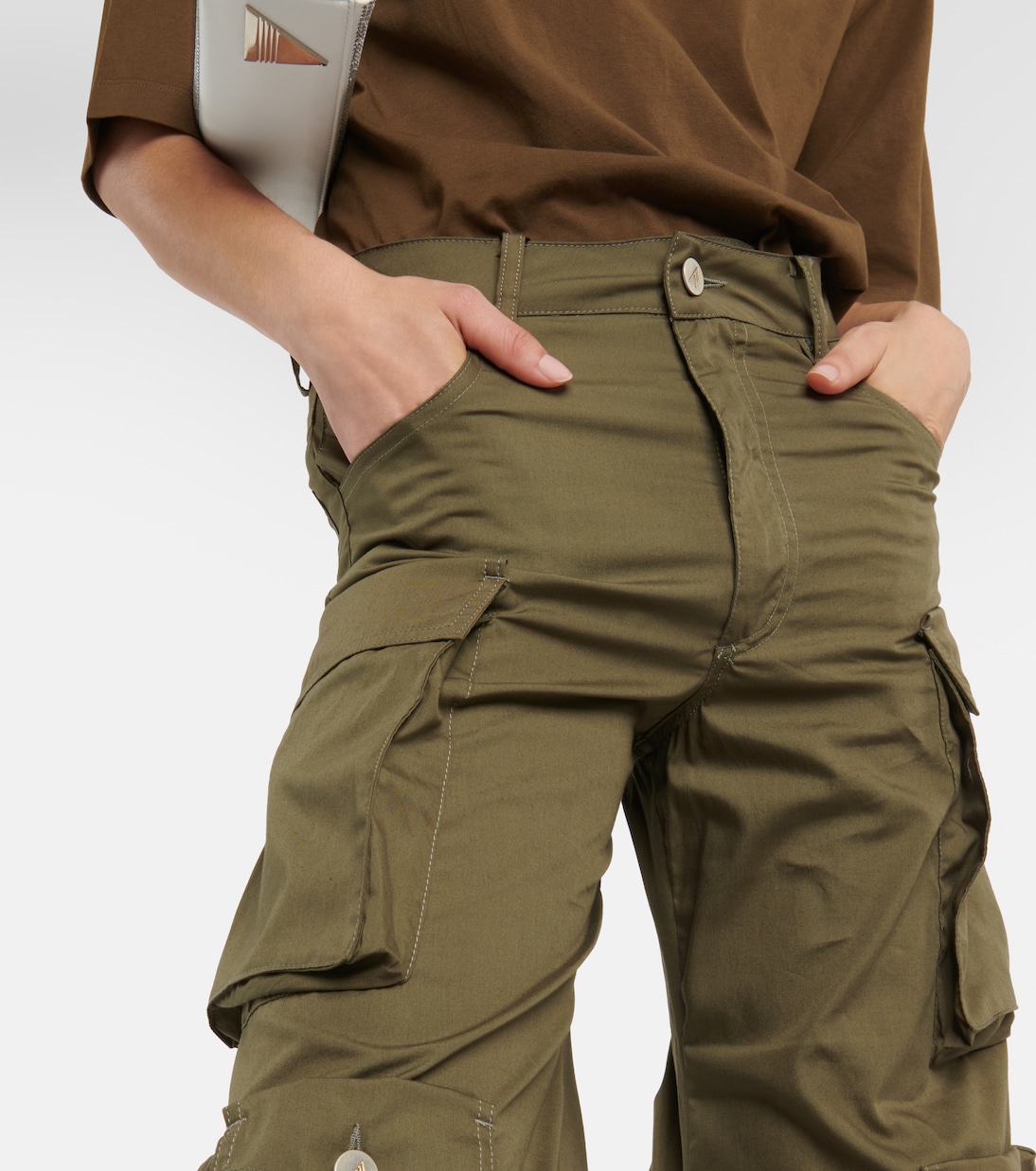 Pantalon cargo Fern en coton | The Attico