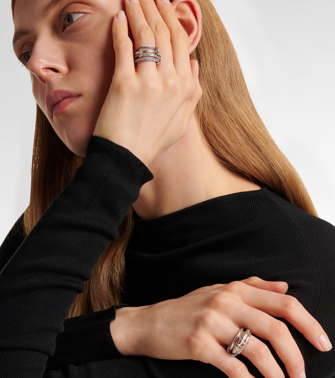 Ring Iris aus Sterlingsilber mit Edelsteinen | Spinelli Kilcollin