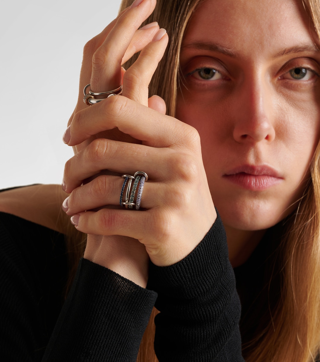 Ring Iris aus Sterlingsilber mit Edelsteinen | Spinelli Kilcollin