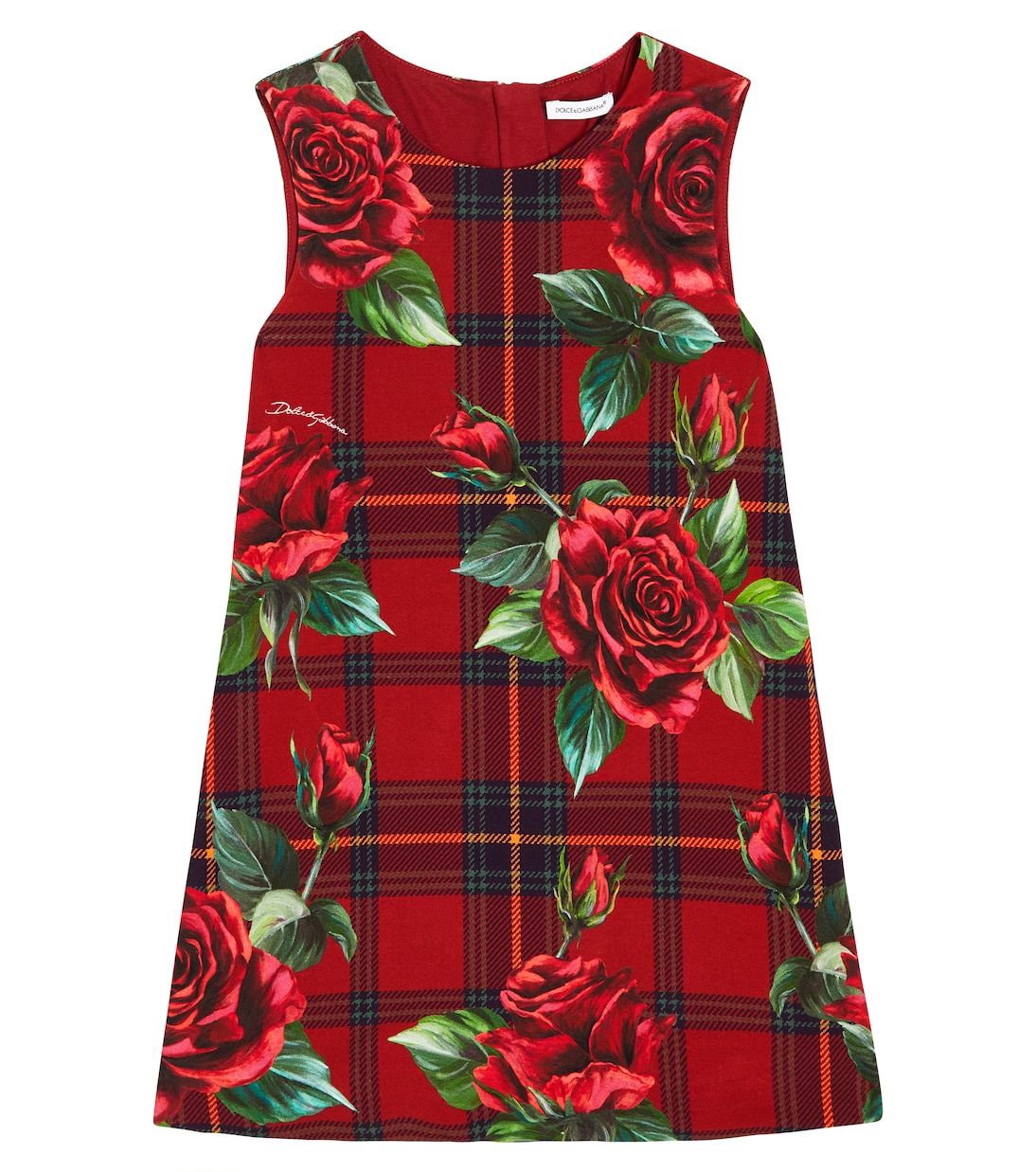 Robe imprimée en coton mélangé | Dolce&Gabbana Kids