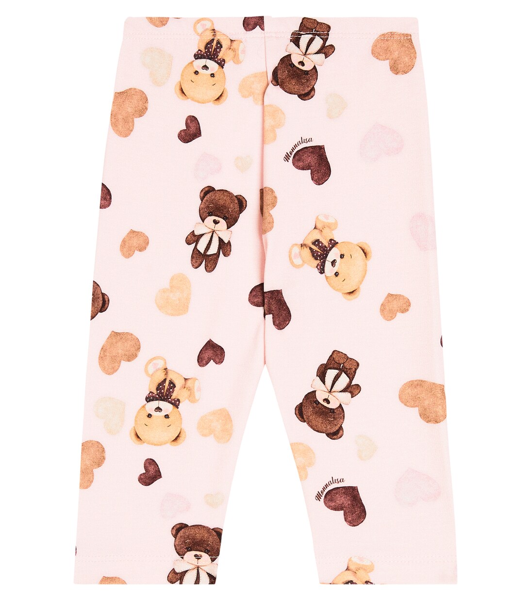 Baby printed cotton-blend leggings | Monnalisa