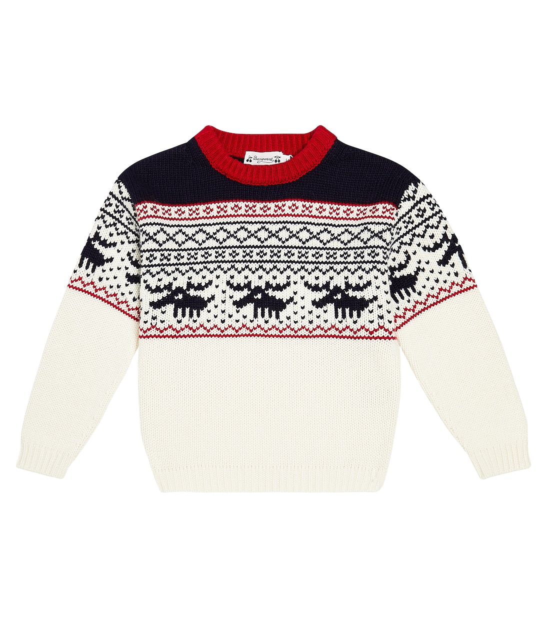 Danael jacquard sweater | Bonpoint