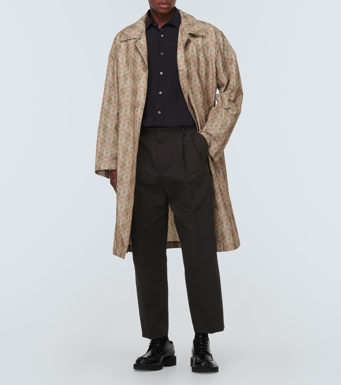 Pantaloni regular in lino e cotone | Dries Van Noten