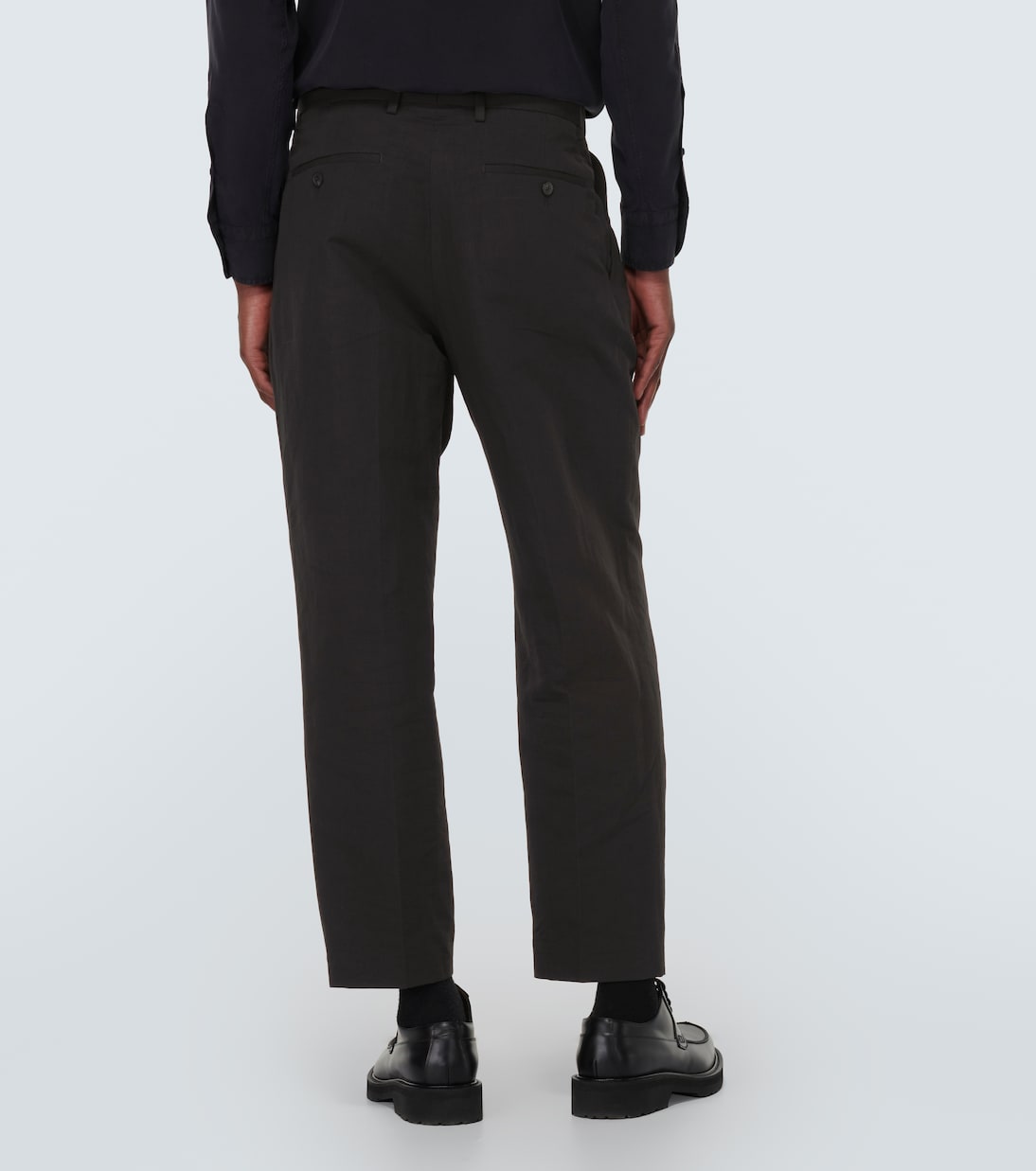 Pantaloni regular in lino e cotone | Dries Van Noten