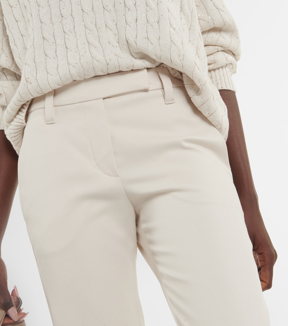 Chinohose aus einem Baumwollgemisch | Brunello Cucinelli