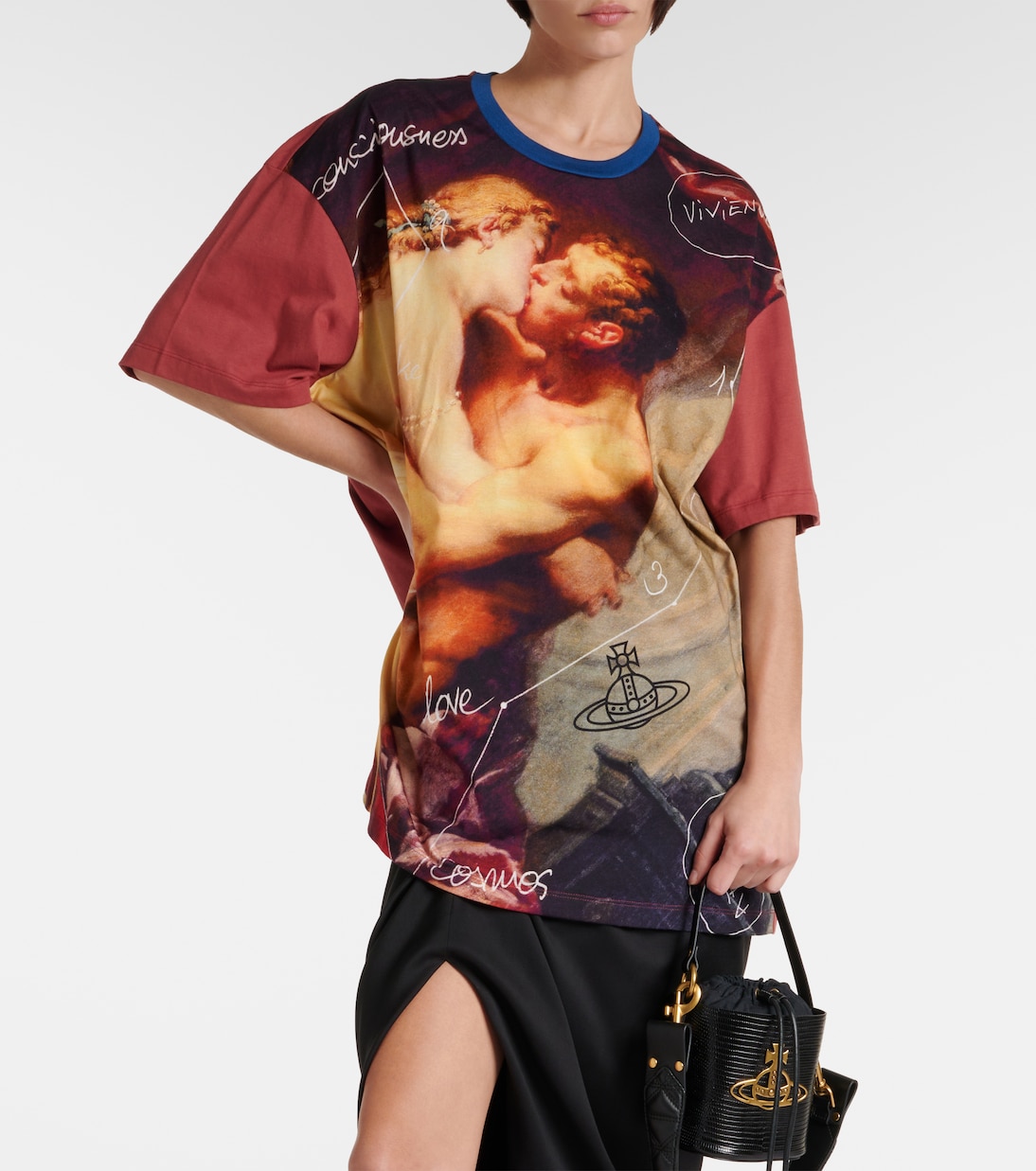 Oversize-T-Shirt Kiss aus Baumwoll-Jersey | Vivienne Westwood