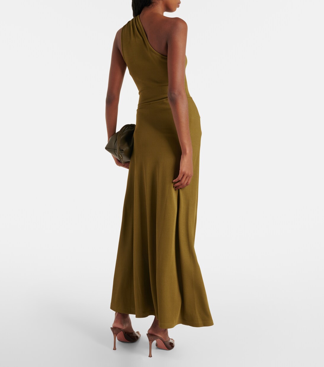 Falda larga Tri Crystal Stone fruncida | Christopher Esber