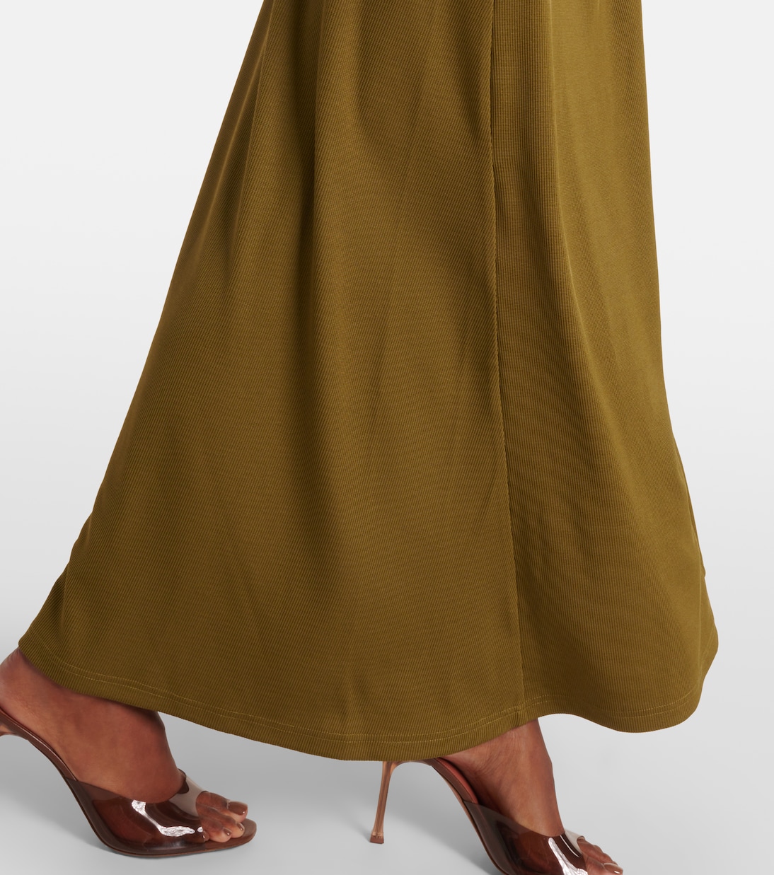 Falda larga Tri Crystal Stone fruncida | Christopher Esber