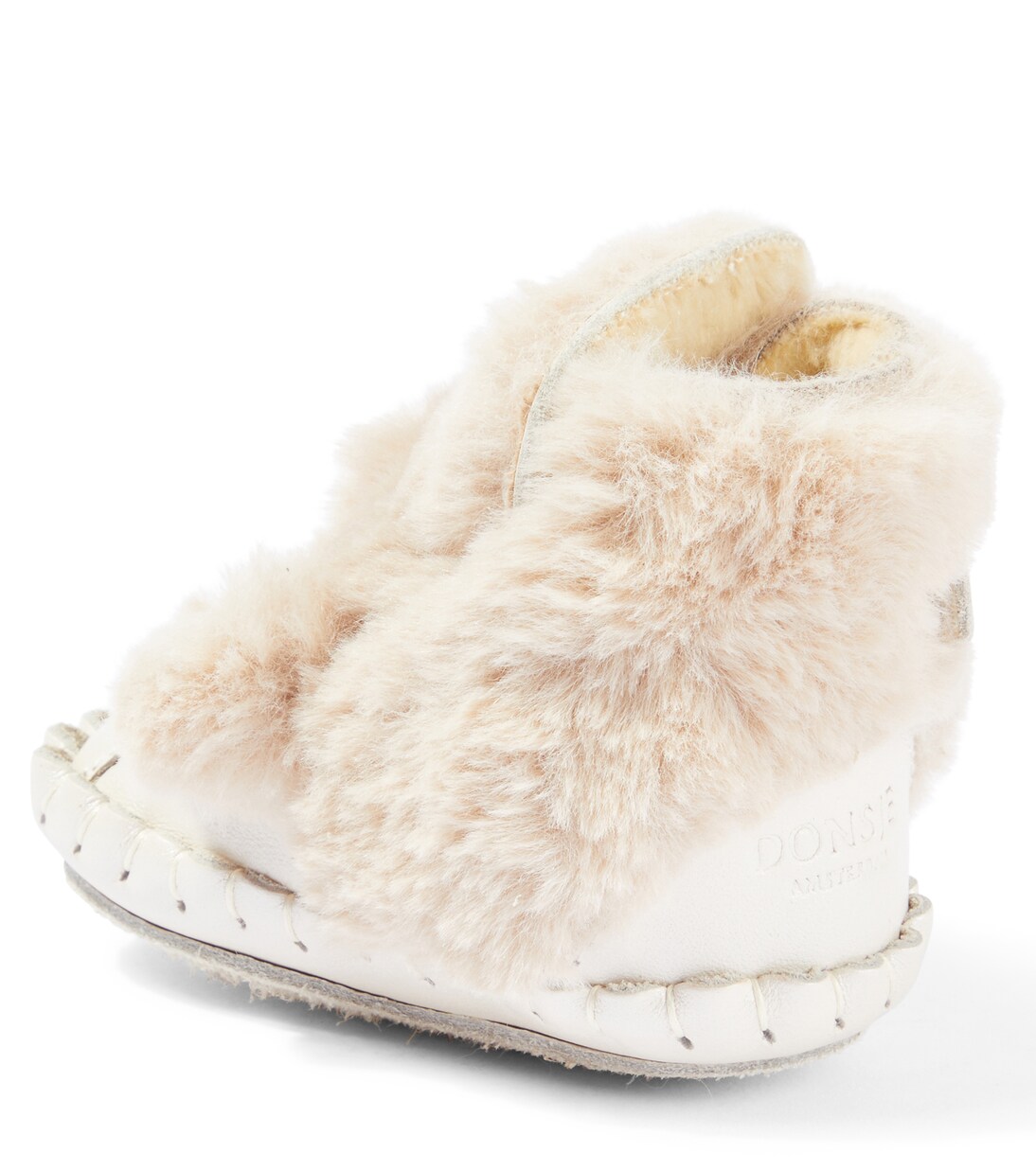 Baby Schuhe Kapi aus Leder und Faux Fur | Donsje