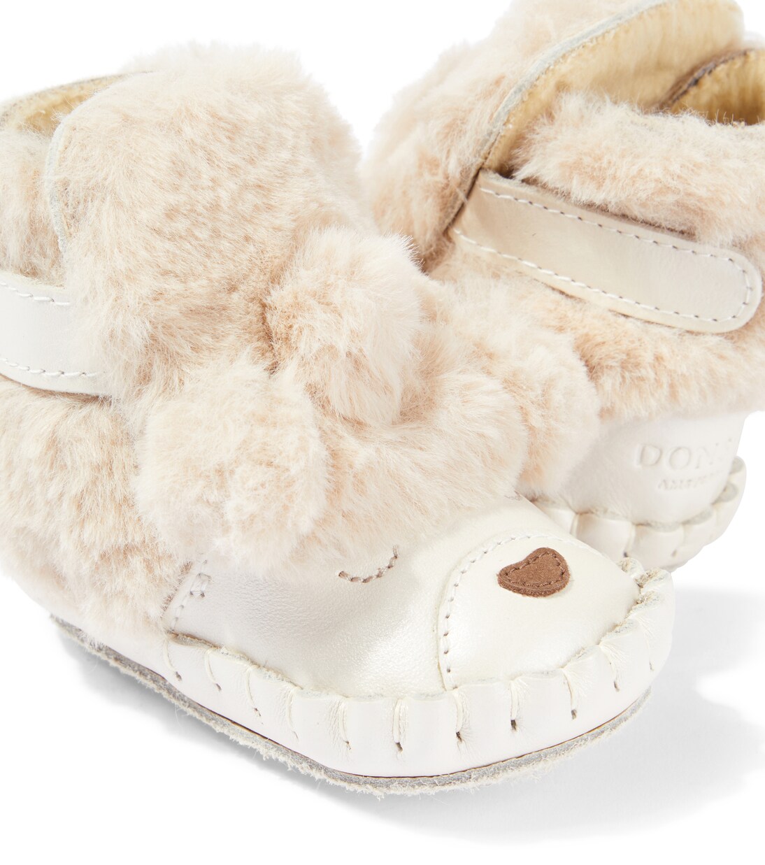 Baby Schuhe Kapi aus Leder und Faux Fur | Donsje
