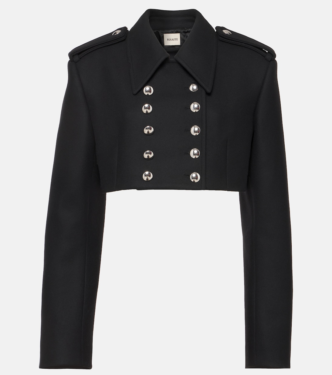 Cropped-Jacke Leara aus einem Wollgemisch | Khaite