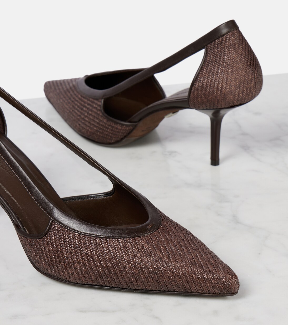 Pumps Straw mit Leder | Max Mara