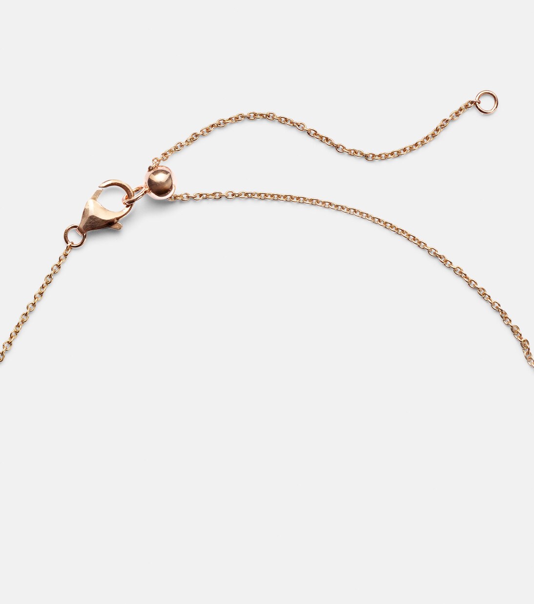 Golden Drop 18kt rose gold necklace with diamonds | Kamyen