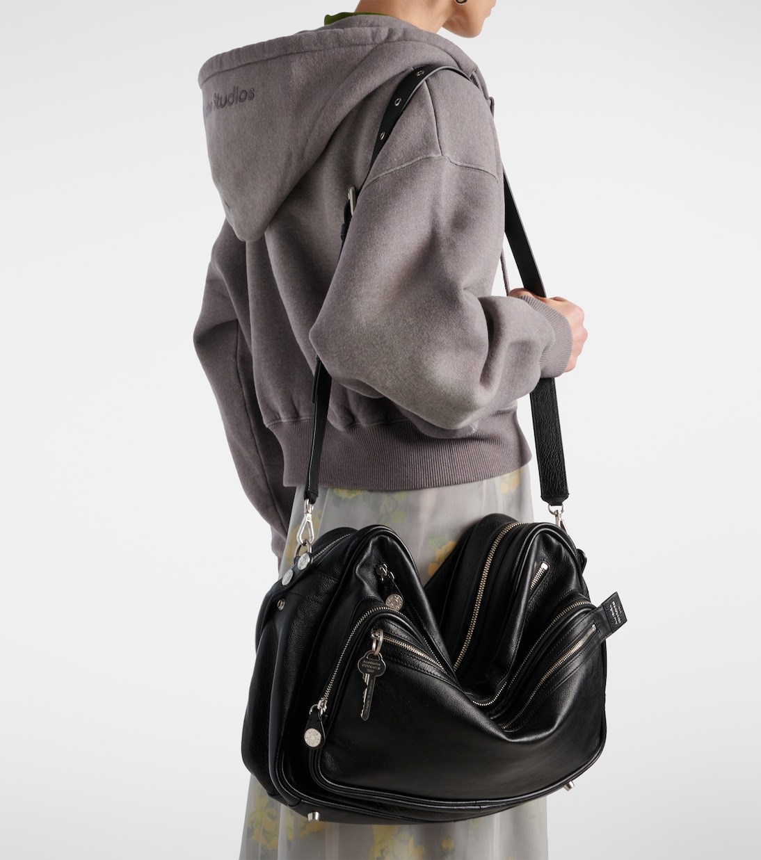 Schultertasche Camero Large aus Leder | Acne Studios