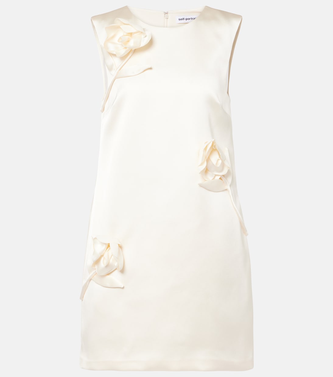 Minikleid aus Satin | Self-Portrait