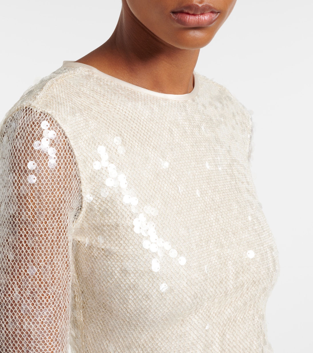 Robe mit Pailletten | David Koma