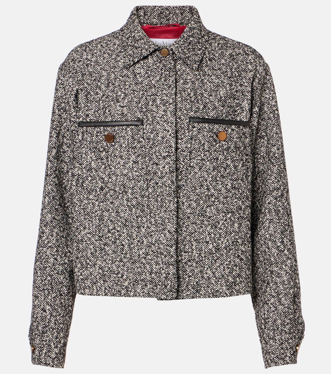 Veste Demien en tweed de laine mélangée | Max Mara