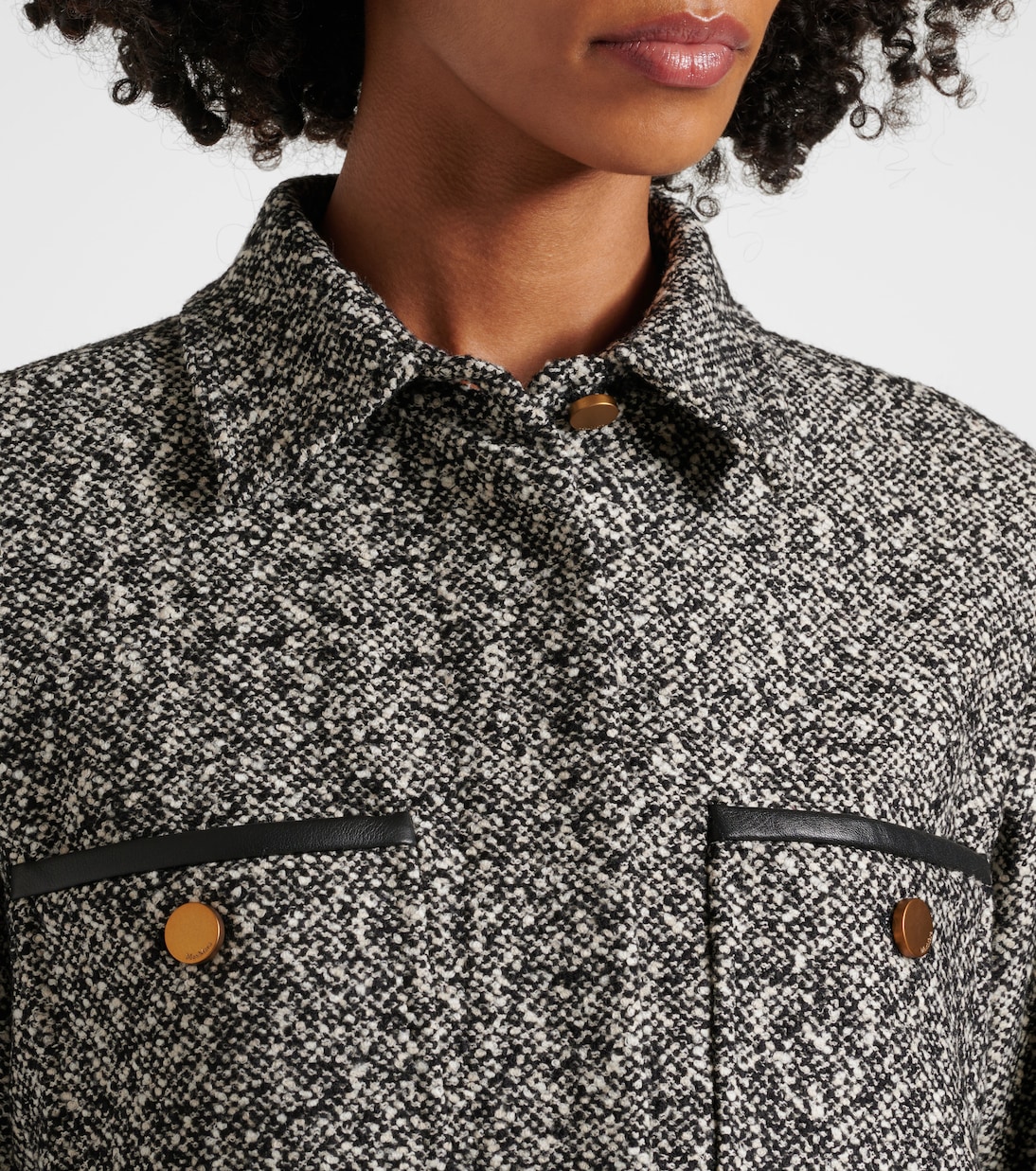 Veste Demien en tweed de laine mélangée | Max Mara