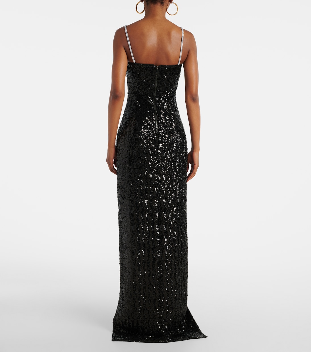 Verzierte Robe aus Crêpe  | Balmain