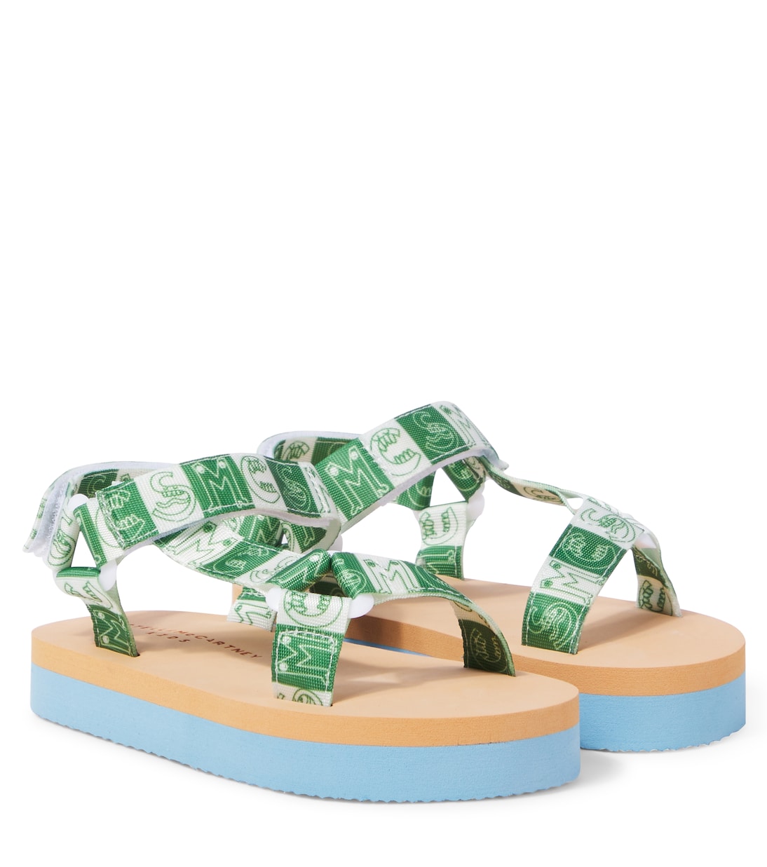 Logo printed sandals | Stella McCartney Kids