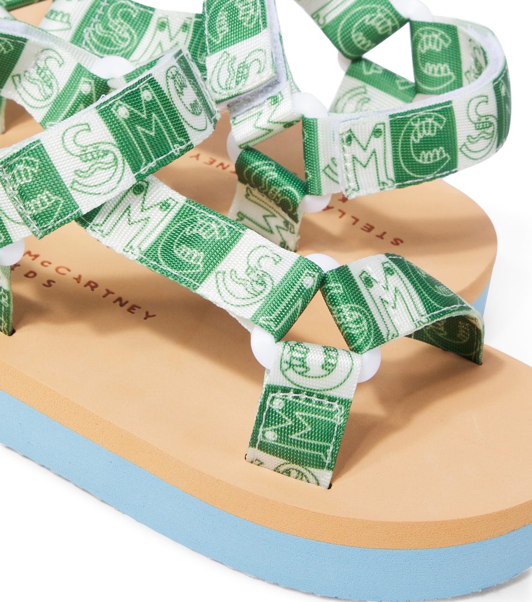 Logo printed sandals | Stella McCartney Kids