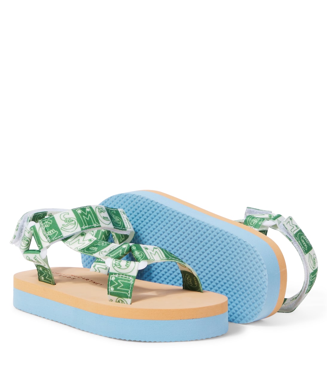 Logo printed sandals | Stella McCartney Kids
