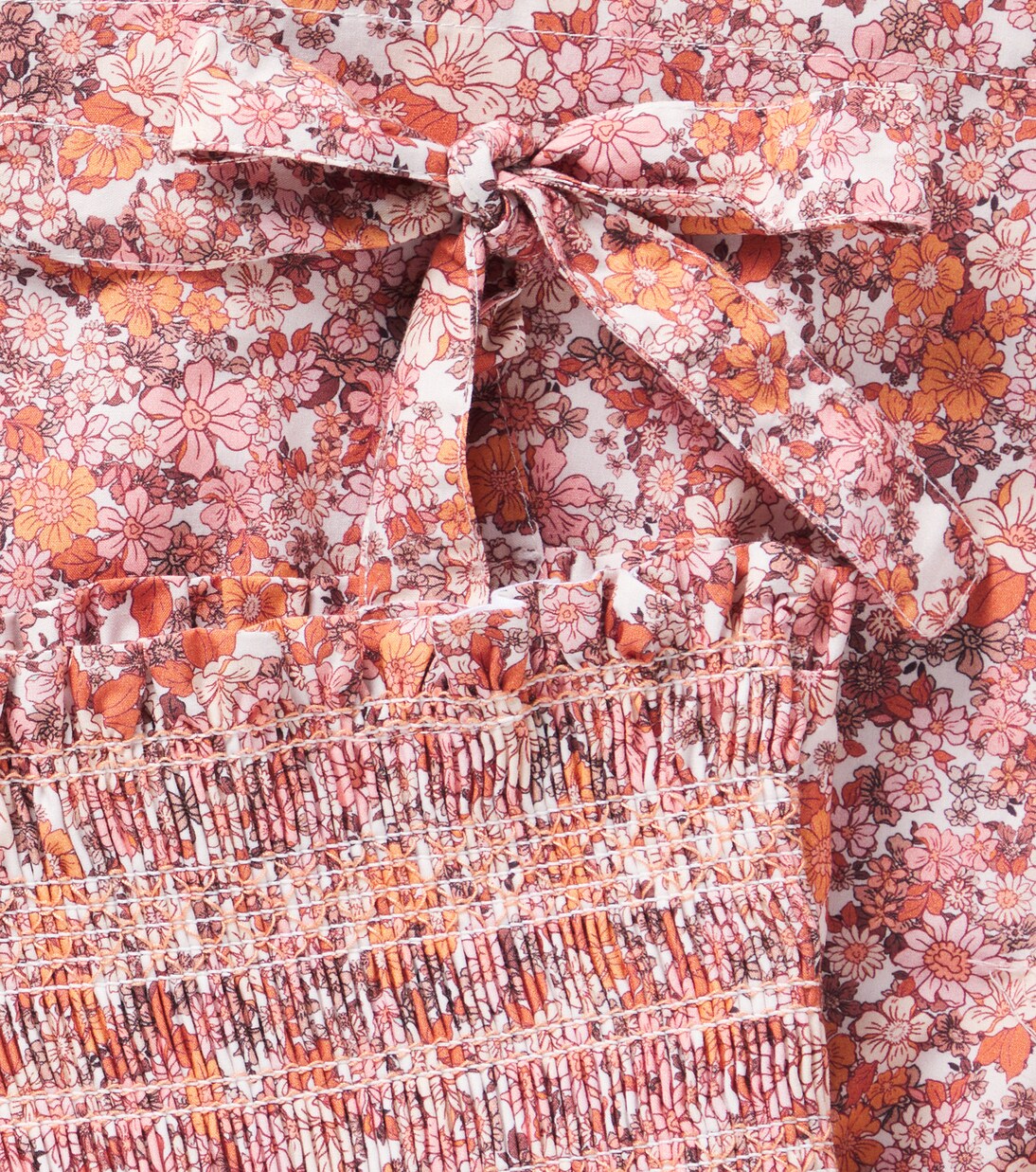 Robe Evelia en coton à fleurs | La Coqueta