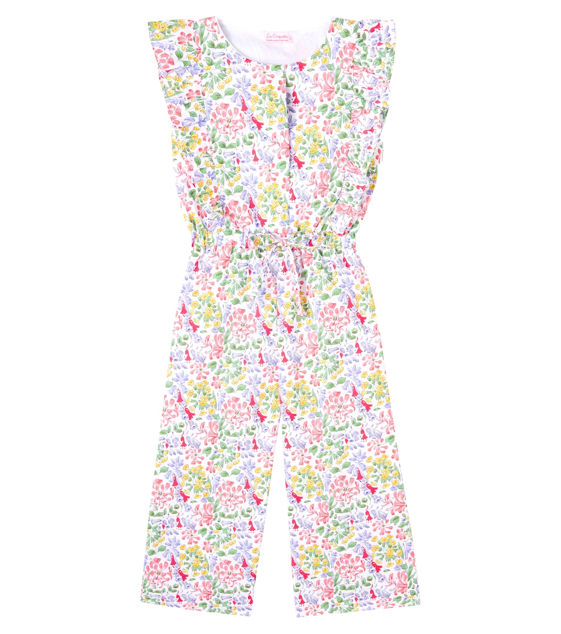 Floral cotton jumpsuit | La Coqueta