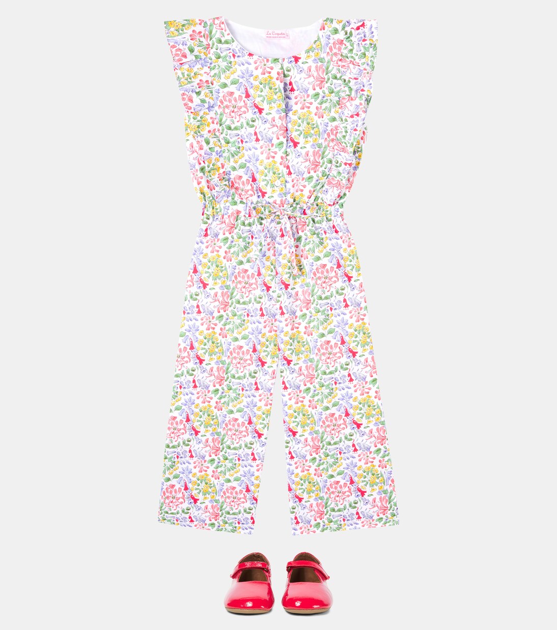 Floral cotton jumpsuit | La Coqueta