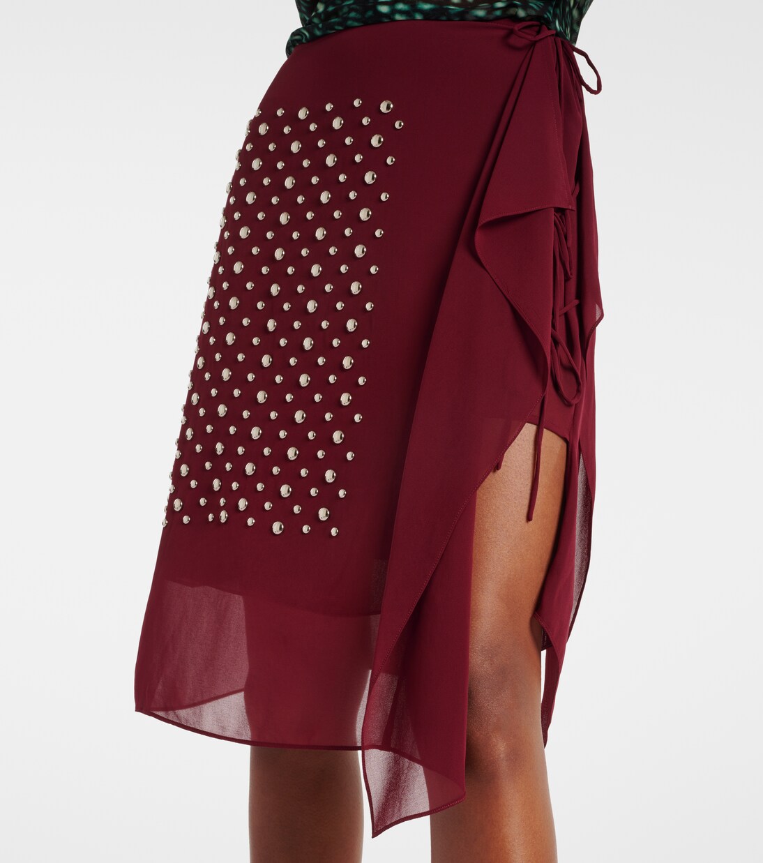 Falda envolvente adornada | Dries Van Noten