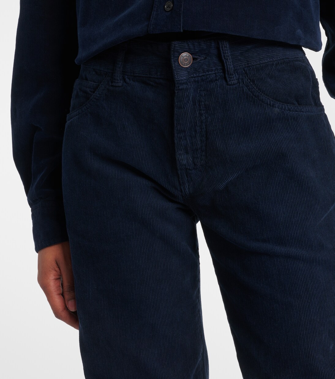 Carlyl cotton corduroy slim pants | The Row