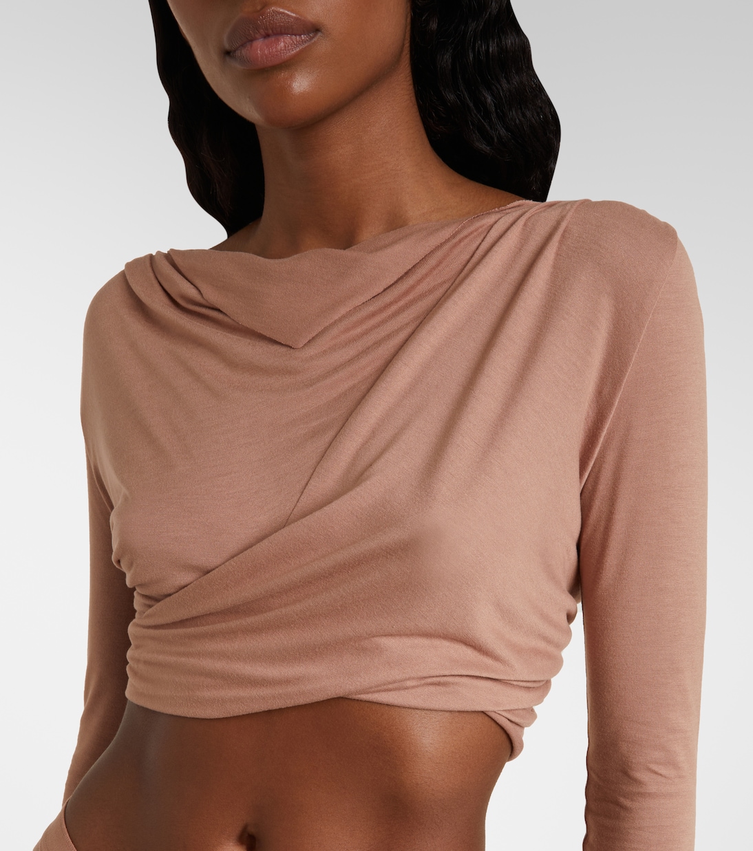 Cropped-Top Jade aus Jersey | Rick Owens