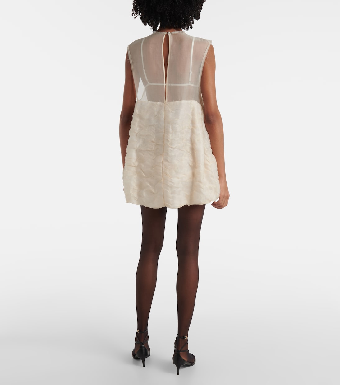 Blair linen and silk-blend minidress | Khaite